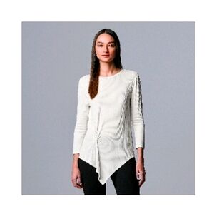 Simply Vera Vera Wang Pleated drape top